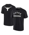 Fanatics Signature Men's And Women's  Black Texas Longhorns Super Soft Short Sleeve T-shirt In Black
