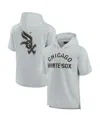 Fanatics Signature Men's And Women's  Gray Chicago White Sox Super Soft Fleece Short Sleeve Hoodie In Gray