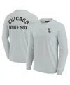 Fanatics Signature Men's And Women's  Gray Chicago White Sox Super Soft Long Sleeve T-shirt In Gray