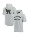 Fanatics Signature Men's And Women's  Gray Kentucky Wildcats Super Soft Fleece Short Sleeve Pullover In Gray