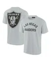 Fanatics Signature Unisex  Gray Las Vegas Raiders Super Soft Short Sleeve T-shirt In Gray