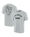 Fanatics Signature Men's And Women's  Gray Los Angeles Rams Super Soft Short Sleeve T-shirt In Gray