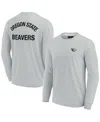 Fanatics Signature Men's And Women's  Gray Oregon State Beavers Super Soft Long Sleeve T-shirt In Gray