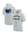 Fanatics Signature Men's And Women's  Gray Penn State Nittany Lions Super Soft Fleece Short Sleeve Pu In Gray