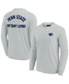 Fanatics Signature Men's And Women's  Gray Penn State Nittany Lions Super Soft Long Sleeve T-shirt In Gray