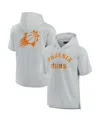 Fanatics Signature Unisex  Gray Phoenix Suns Super Soft Fleece Short Sleeve Pullover Hoodie In Gray