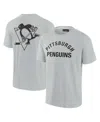Fanatics Signature Men's And Women's  Gray Pittsburgh Penguins Super Soft Short Sleeve T-shirt In Gray
