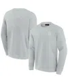 Fanatics Signature Men's And Women's  Gray San Diego Padres Super Soft Pullover Crew Sweatshirt In Gray