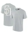 Fanatics Signature Men's And Women's  Gray San Diego Padres Super Soft Short Sleeve T-shirt In Gray