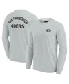 Fanatics Signature Men's And Women's  Gray San Francisco 49ers Super Soft Long Sleeve T-shirt In Gray