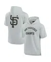 Fanatics Signature Unisex  Gray San Francisco Giants Elements Super Soft Fleece Short Sleeve Pullover In Gray