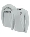 Fanatics Signature Men's And Women's  Gray San Francisco Giants Super Soft Long Sleeve T-shirt In Gray