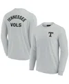 Fanatics Signature Men's And Women's  Gray Tennessee Volunteers Super Soft Long Sleeve T-shirt In Gray