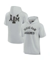 Fanatics Signature Men's And Women's  Gray Texas A&m Aggies Super Soft Fleece Short Sleeve Pullover H In Gray