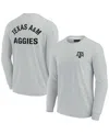 Fanatics Signature Men's And Women's  Gray Philadelphia Eagles Super Soft Long Sleeve T-shirt In Gray
