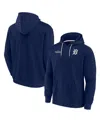Fanatics Signature Men's And Women's  Navy New York Yankees Super Soft Fleece Pullover Hoodie In Blue