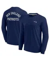 Fanatics Signature Unisex  Navy New England Patriots Super Soft Long Sleeve T-shirt In Navy