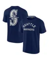 Fanatics Signature Men's And Women's  Navy Seattle Mariners Super Soft Short Sleeve T-shirt In Navy