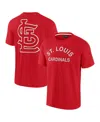 Fanatics Signature Men's And Women's  Red St. Louis Cardinals Super Soft Short Sleeve T-shirt In Red