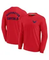 Fanatics Signature Men's And Women's  Red Washington Capitals Super Soft Long Sleeve T-shirt In Red