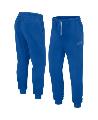 FANATICS SIGNATURE MEN'S AND WOMEN'S FANATICS SIGNATURE ROYAL BUFFALO BILLS SUPER SOFT FLEECE JOGGER