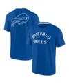 Fanatics Signature Men's And Women's  Royal Buffalo Bills Super Soft Short Sleeve T-shirt In Royal