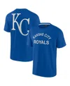 Fanatics Signature Men's And Women's  Royal Kansas City Royals Super Soft Short Sleeve T-shirt In Royal