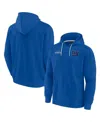 Fanatics Signature Men's And Women's  Royal New York Giants Super Soft Fleece Pullover Hoodie In Royal