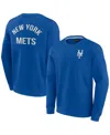 Fanatics Signature Unisex  Black Kansas City Chiefs Super Soft Fleece Pullover Hoodie In Royal
