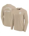 Fanatics Signature Men's And Women's Khaki La Clippers Elements Super Soft Long Sleeve T-shirt In Khaki