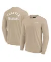 Fanatics Signature Men's And Women's Khaki Seattle Seahawks Elements Super Soft Long Sleeve T-shirt In Khaki