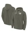 Fanatics Signature Men's And Women's Olive New York Giants Elements Super Soft Fleece Pullover Hoodie In Olive