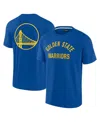 Fanatics Signature Unisex  Royal Golden State Warriors Elements Super Soft Short Sleeve T-shirt In Royal