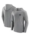 Fanatics Signature Black Chicago Cubs Front Office Tech Lightweight Hoodie T-shirt In Black