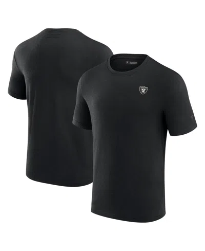 Fanatics Signature Men's  Black Las Vegas Raiders Modal Short Sleeve T-shirt