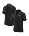 Fanatics Signature Men's  Black New York Jets Pique Polo Shirt In Black