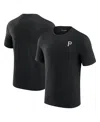 Fanatics Signature Men's  Black Pittsburgh Pirates Modal Short Sleeve T-shirt In Black