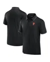 Fanatics Signature Men's  Black San Francisco Giants Pique Polo Shirt In Black