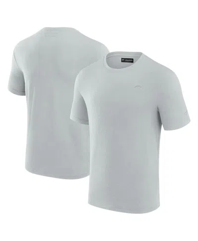 Fanatics Signature Men's  Gray Los Angeles Chargers Modal Short Sleeve T-shirt
