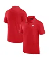 Fanatics Signature Men's  Red Kansas City Chiefs Pique Polo Shirt In Red