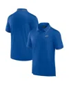 Fanatics Signature Men's  Royal Buffalo Bills Pique Polo Shirt In Blue