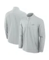 Fanatics Signature Men's Gray Cleveland Browns Front Office Woven Quarter-zip Jacket In Gray