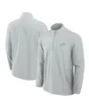 Fanatics Signature Men's Gray Cleveland Browns Front Office Woven Quarter-zip Jacket In Gray