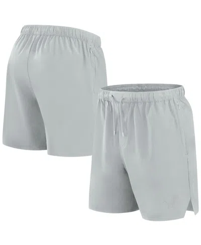 Fanatics Signature Men's Gray Detroit Lions Front Office Woven Shorts