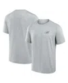 Fanatics Signature Men's Gray Miami Dolphins Front Office Tech T-shirt In Gray