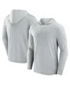 Fanatics Signature Men's Gray New York Giants Front Office Tech Lightweight Hoodie T-shirt In Gray