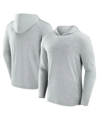 Fanatics Signature Men's Gray New York Giants Front Office Tech Lightweight Hoodie T-shirt