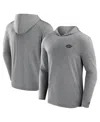 Fanatics Signature Men's Gray New York Jets Front Office Tech Lightweight Hoodie T-shirt In Gray