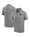 Fanatics Signature Men's Gray Pittsburgh Steelers Front Office Tech Polo Shirt In Gray