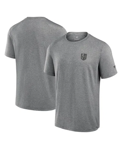 Fanatics Signature Men's Vegas In Knights Front Office Tech T-shirt In Gray